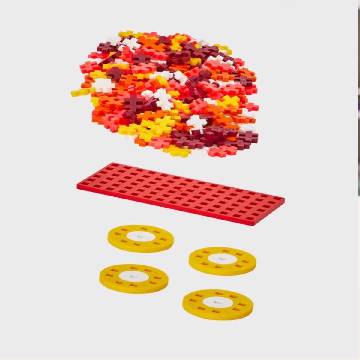 PLUS-PLUS Color Cars Fire / 200 pcs Tube