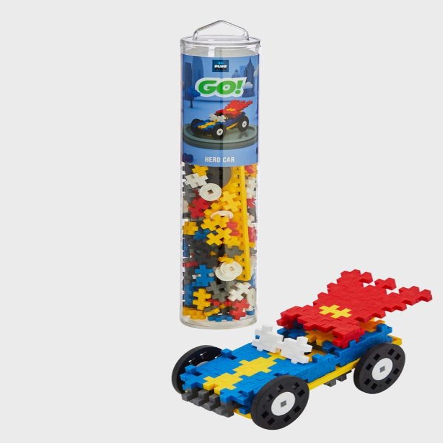 PLUS-PLUS Color Cars Hero / 200 pcs Tube