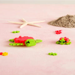 PLUS-PLUS Kai Sea Turtle / 100 pcs Tube (Orange Shell)
