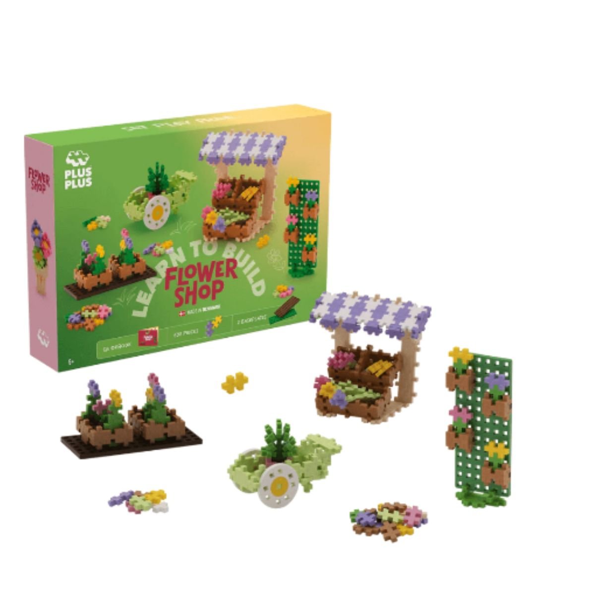 PLUS-PLUS Learn to Build Flower Shop