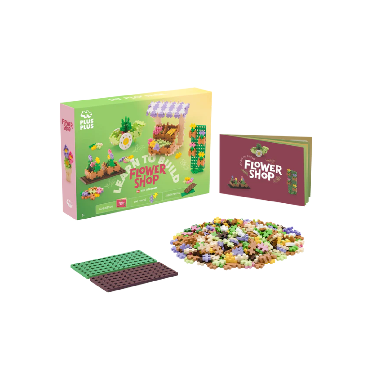 PLUS-PLUS Learn to Build Flower Shop