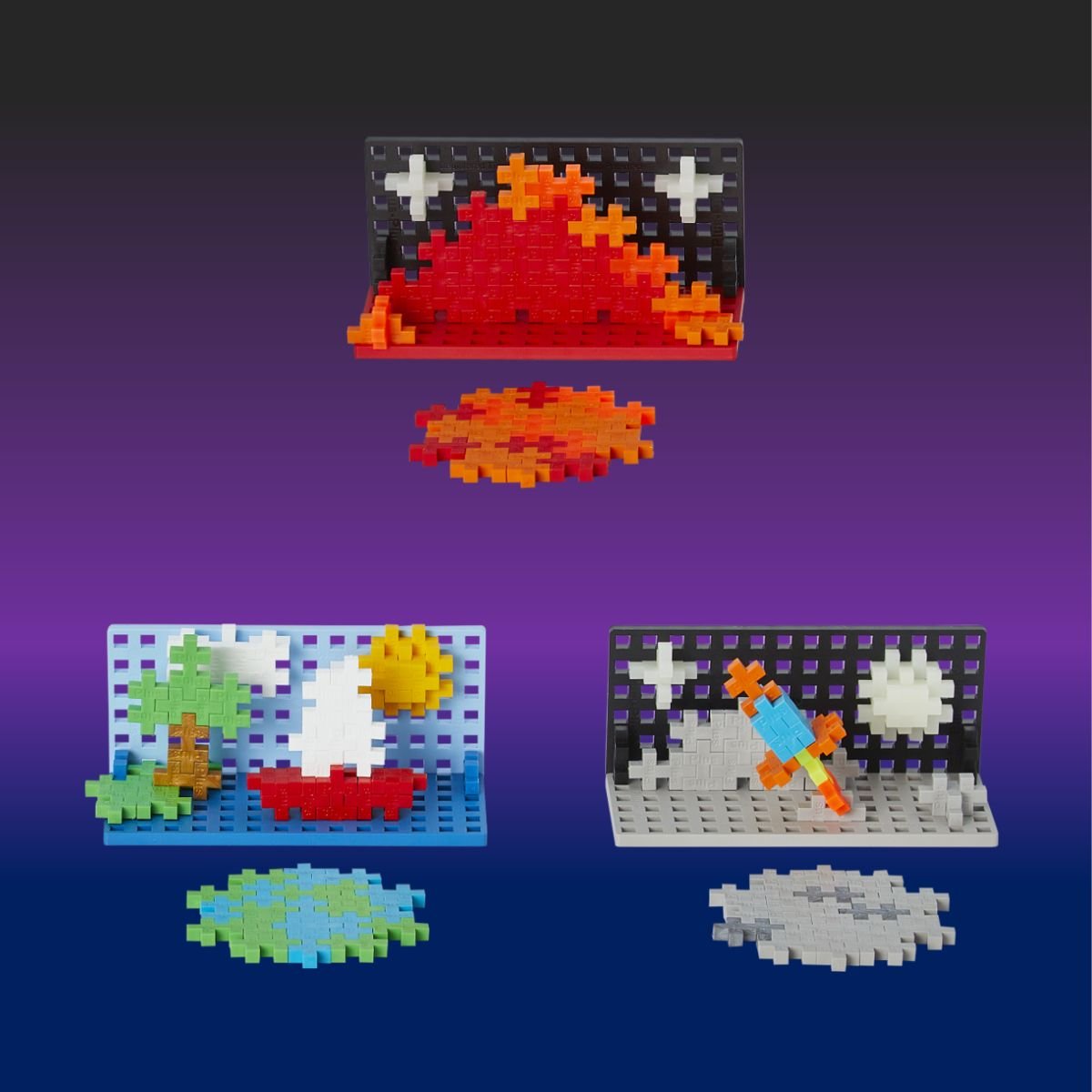 PLUS-PLUS Learn to Build - Space Super set