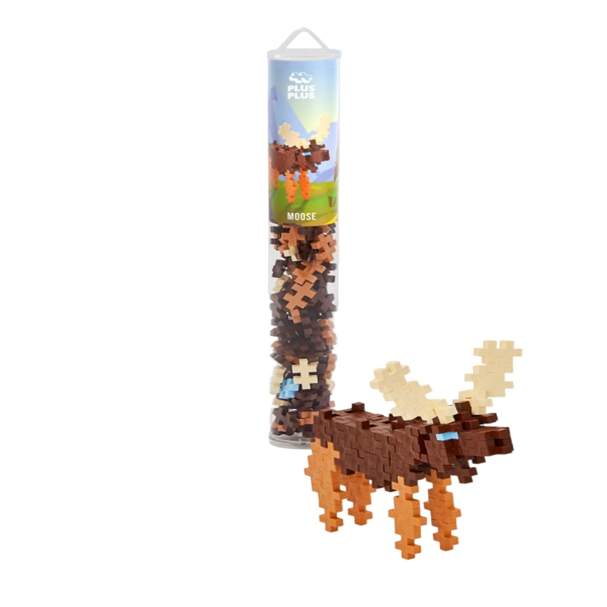 PLUS-PLUS Moose / 100 pcs Tube