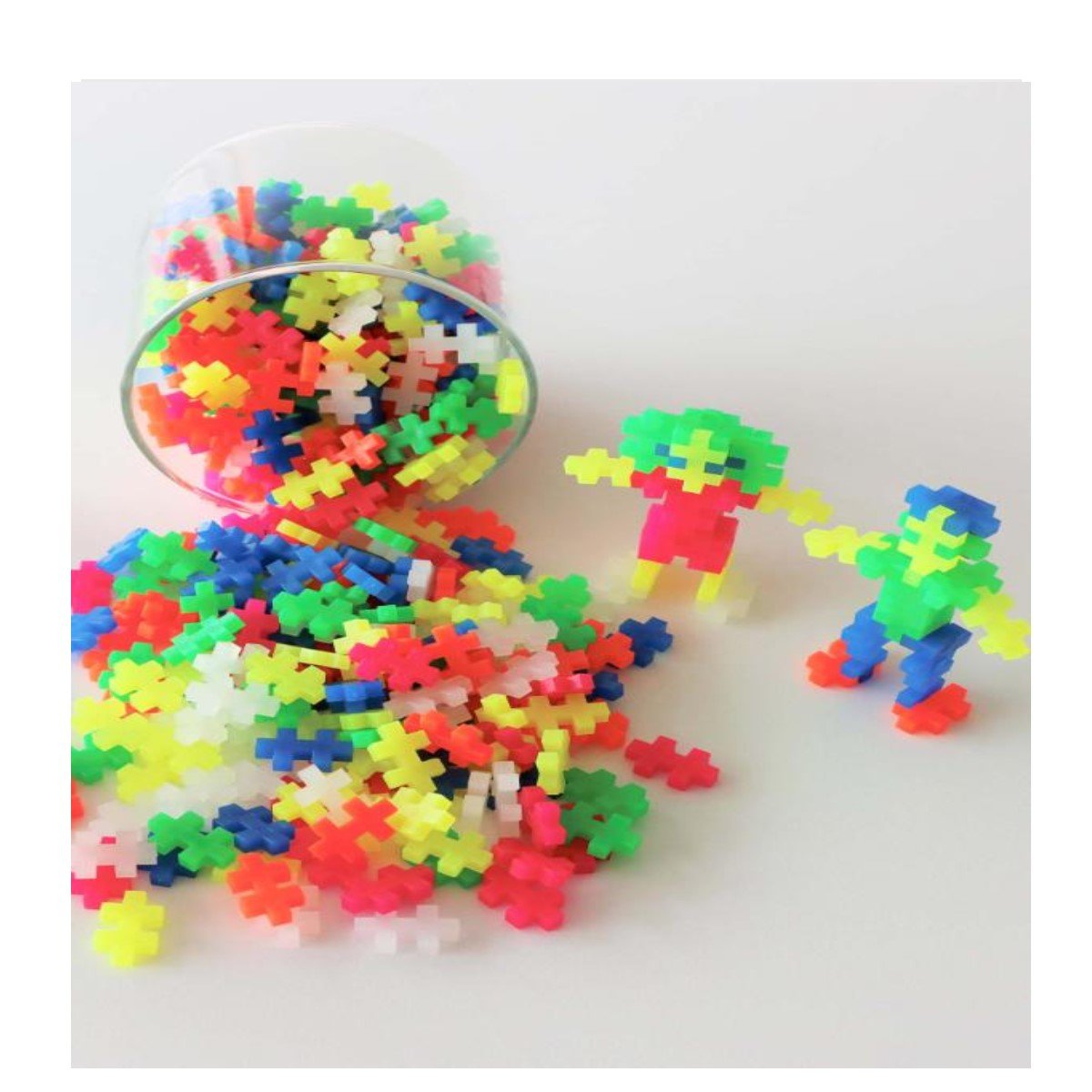 PLUS-PLUS Neon mix  / 240 pcs / Tube