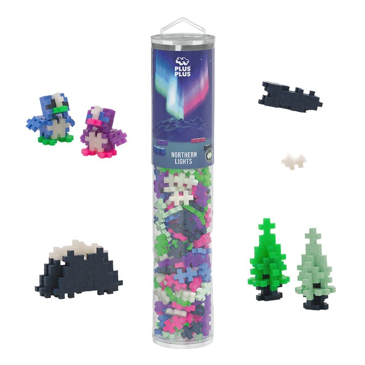 PLUS-PLUS Northern Lights mix / 240 pcs Tube