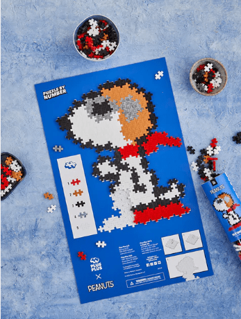 PLUS-PLUS PBN Peanuts - Flying Ace / 275 pcs Tube