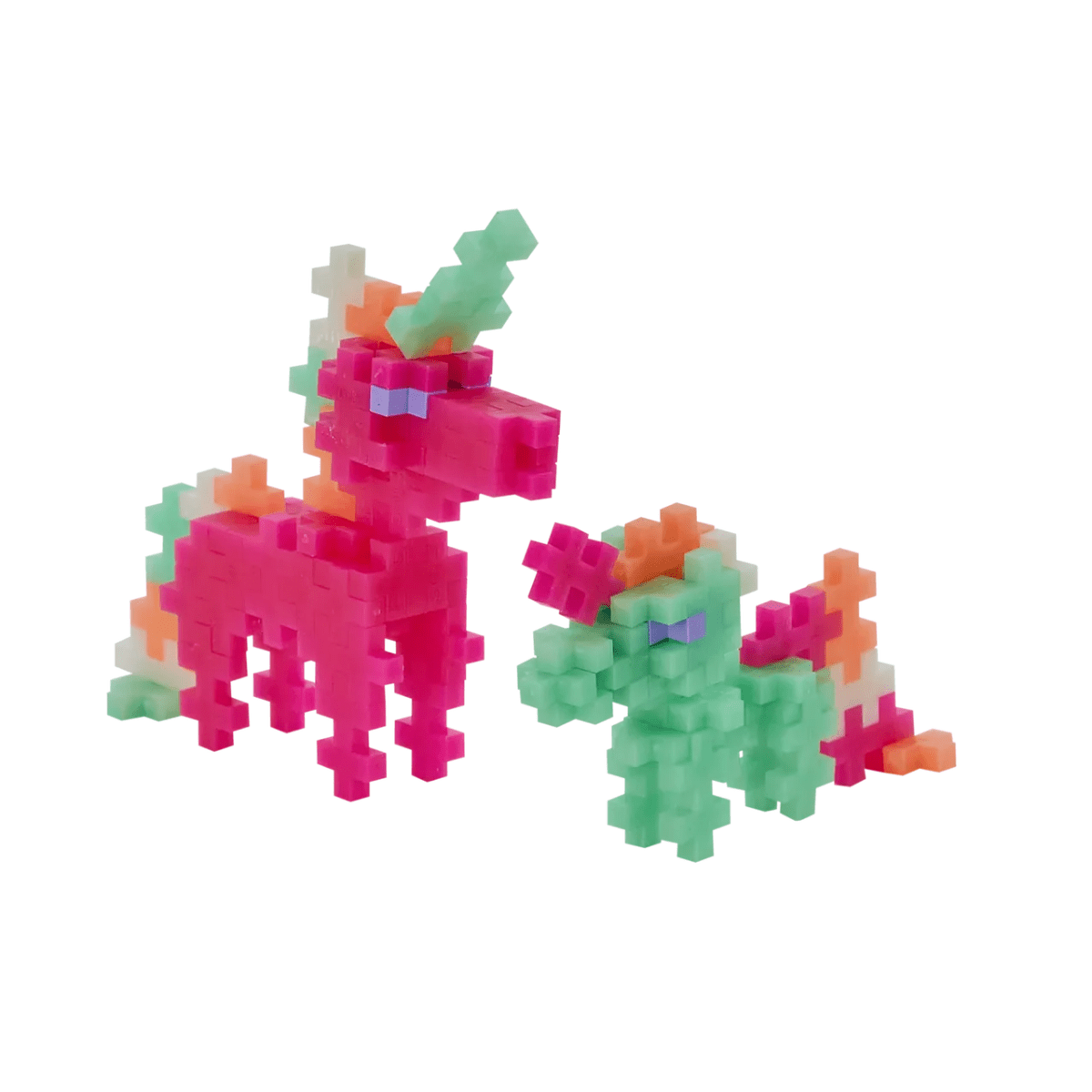 PLUS-PLUS Pearl Unicorns / 100 pcs Tube