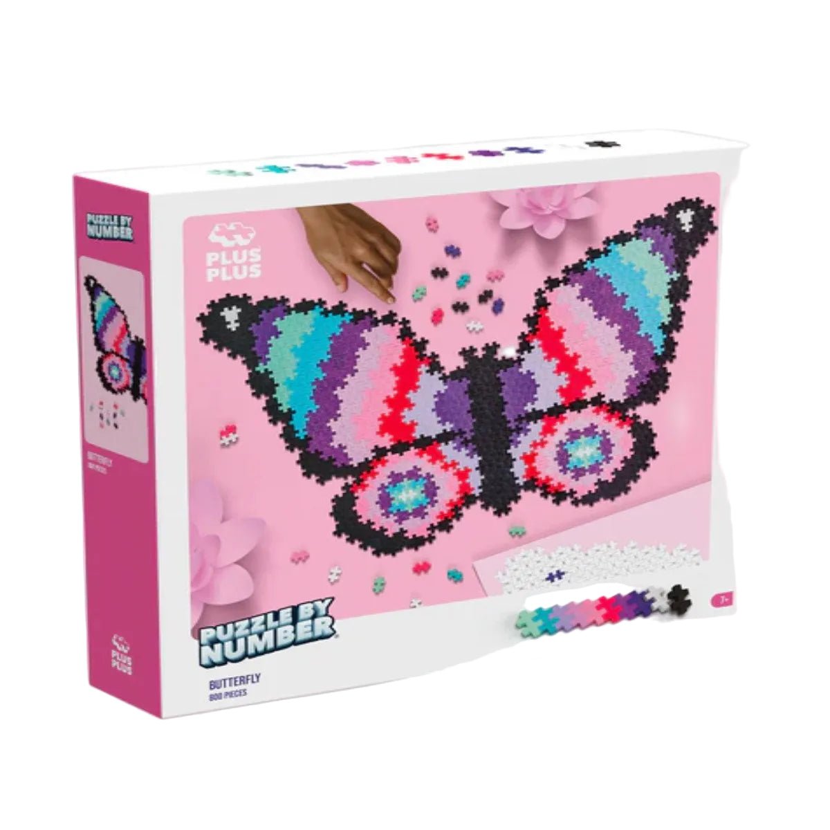 PLUS-PLUS Puzzle By Number Butterfly 800pcs