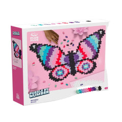 PLUS-PLUS Puzzle By Number Butterfly 800pcs