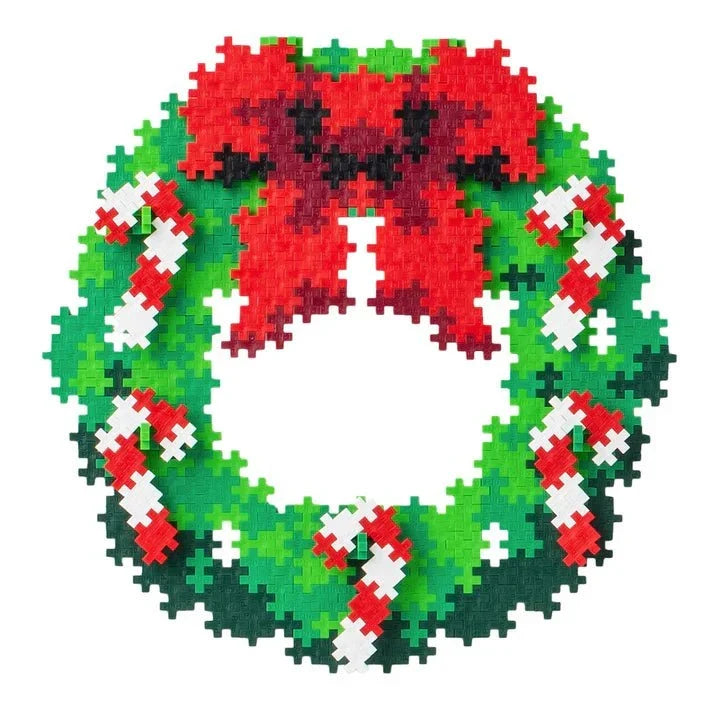 PLUS-PLUS Puzzle By Number - Christmas Wreath
