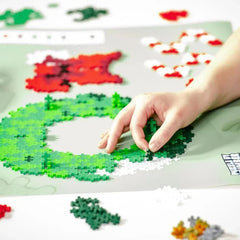 PLUS-PLUS Puzzle By Number - Christmas Wreath