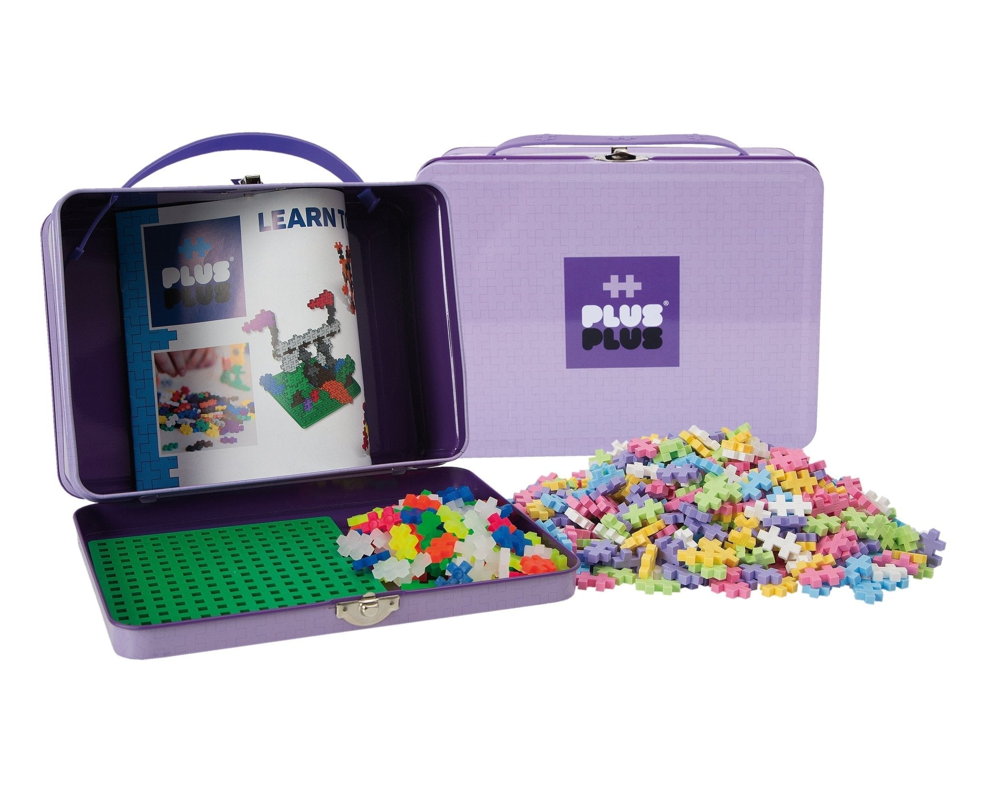 PLUS-PLUS Suitcase Pastel Metal