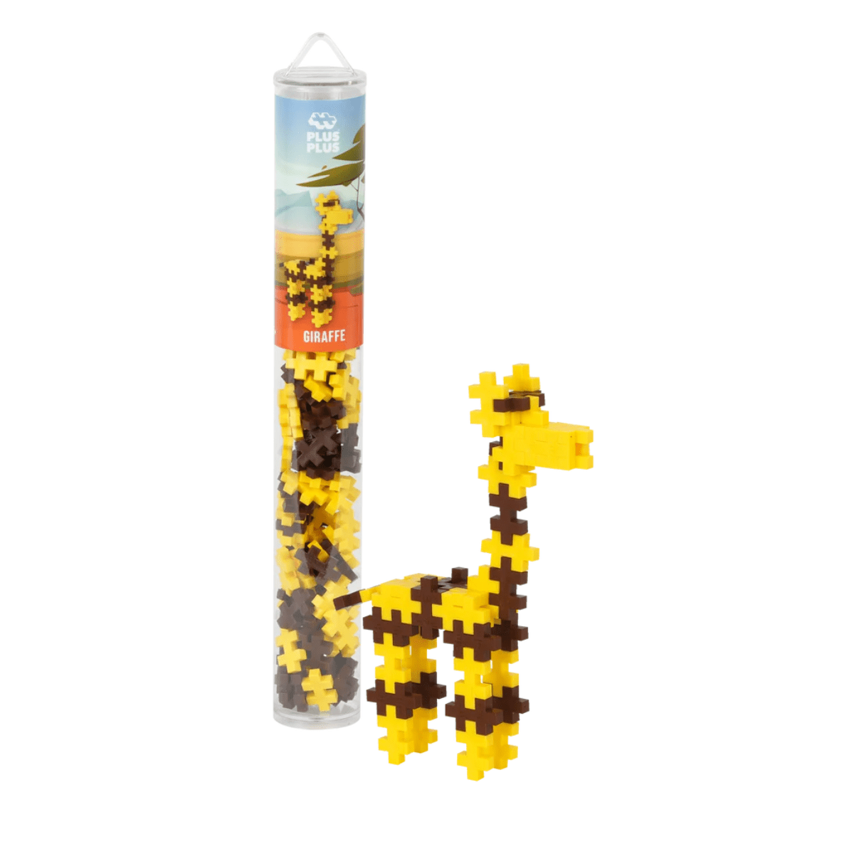 PLUS-PLUS Tube Giraffe - 100pcs