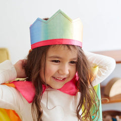 SARAH'S SILKS Crown - Rainbow Rose