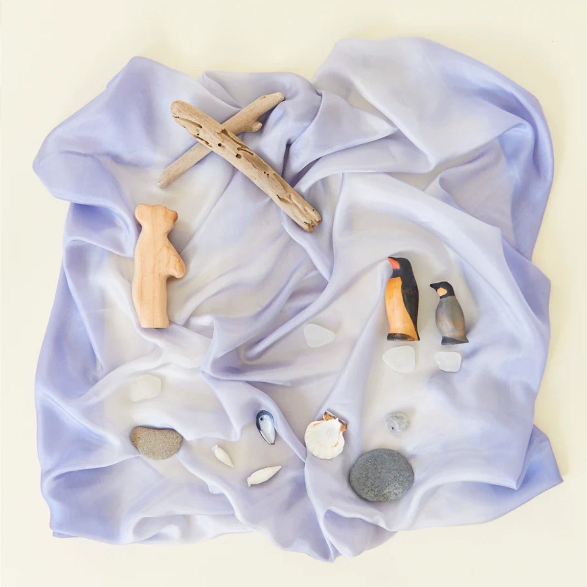 SARAH'S SILKS Playsilks Earth - Stone (DP)