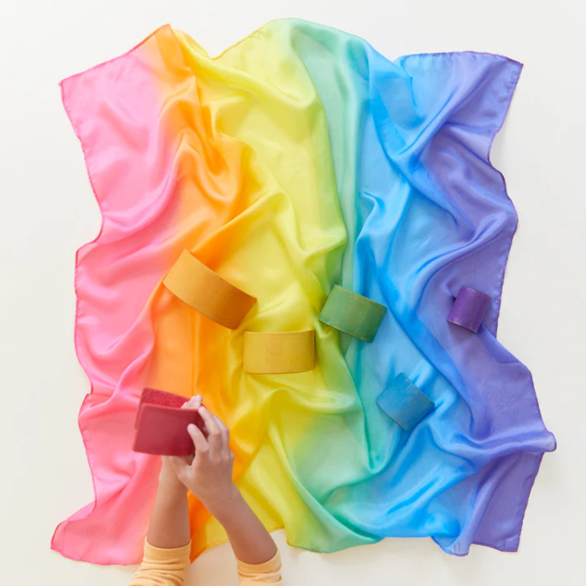 SARAH'S SILKS Playsilks Enchanted - Rainbow (DP)