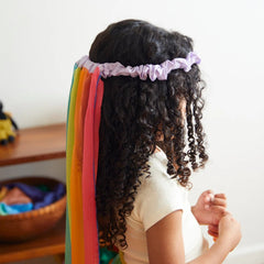 SARAH'S SILKS Veil - Rainbow/Lavender