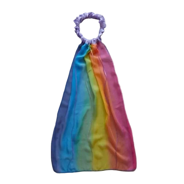 SARAH'S SILKS Veil - Rainbow/Lavender