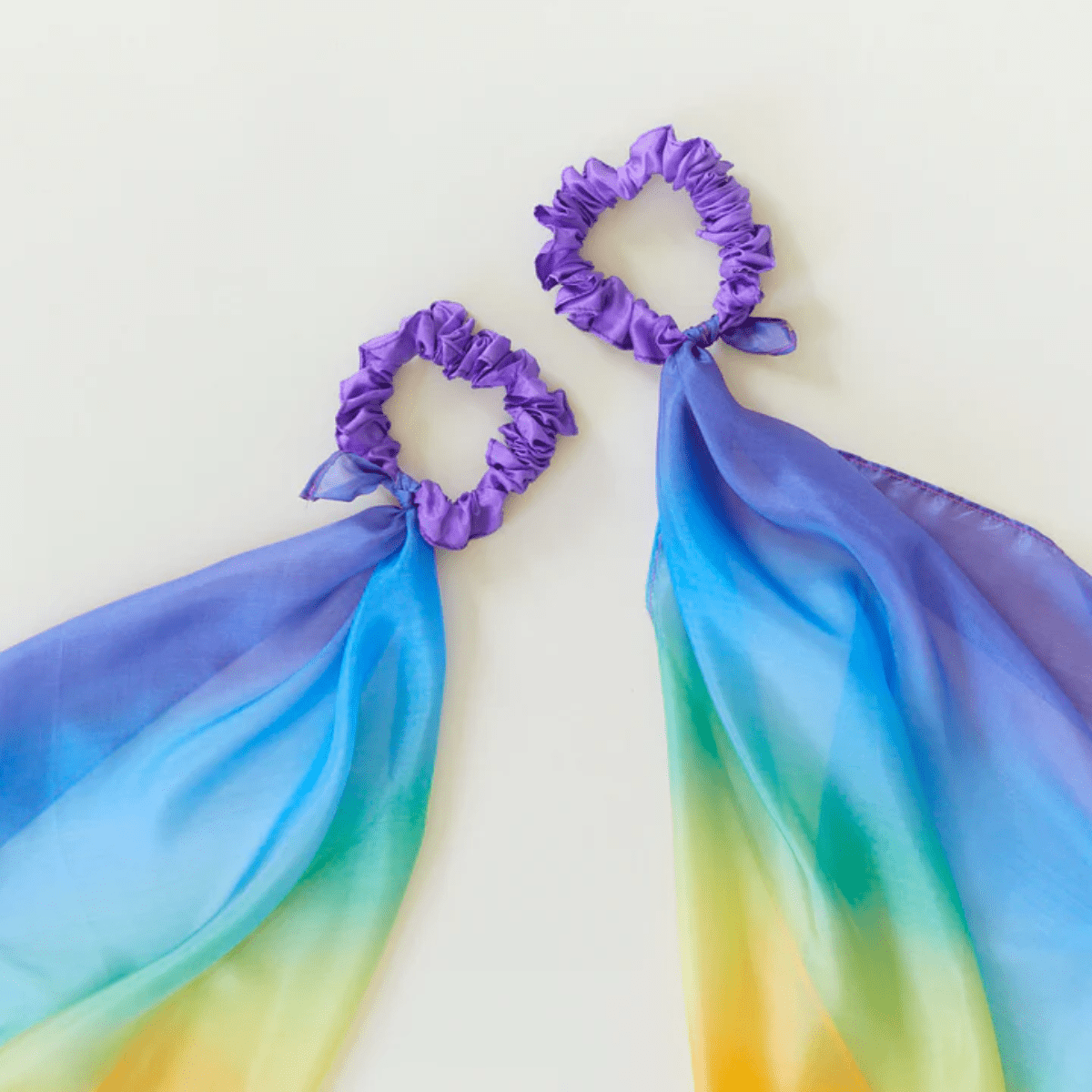 SARAH'S SILKS Wrist Streamers - Rainbow