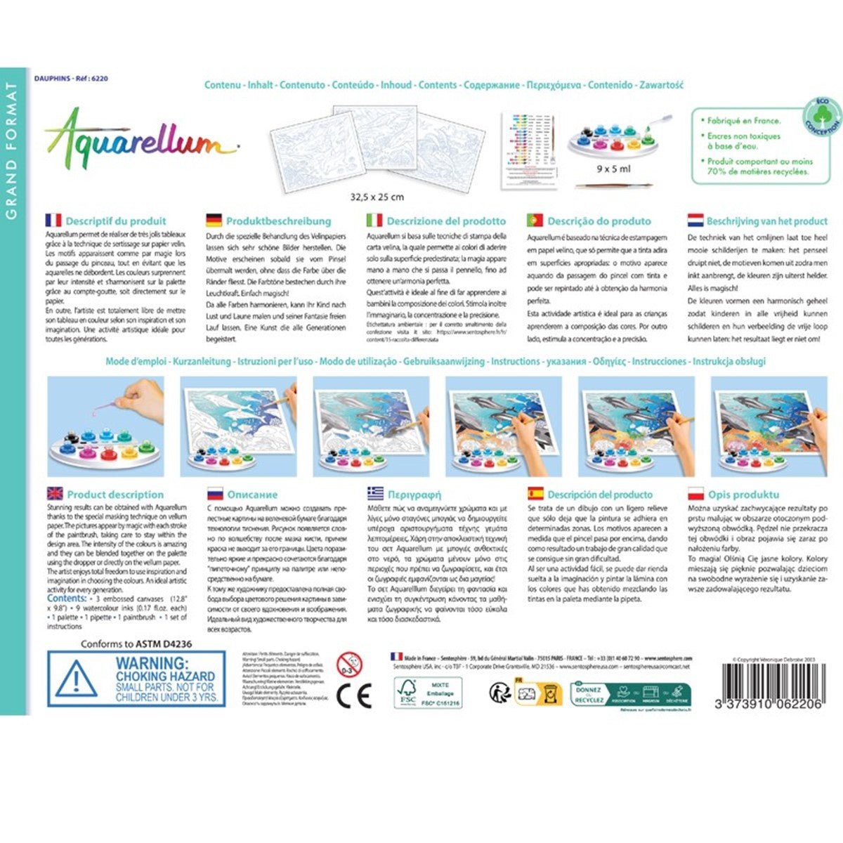 SENTOSPHERE AQUARELLUM "Dauphins" - Dolphins