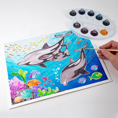 SENTOSPHERE AQUARELLUM "Dauphins" - Dolphins