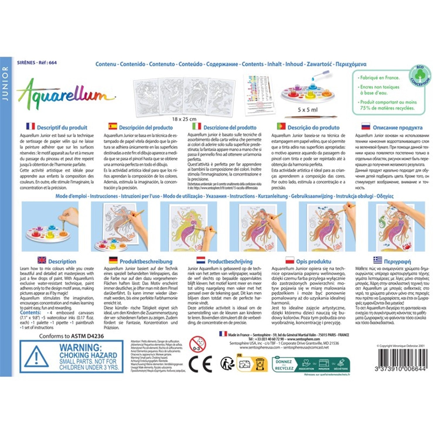 SENTOSPHERE AQUARELLUM JUNIOR "Sirenes" - Sirens