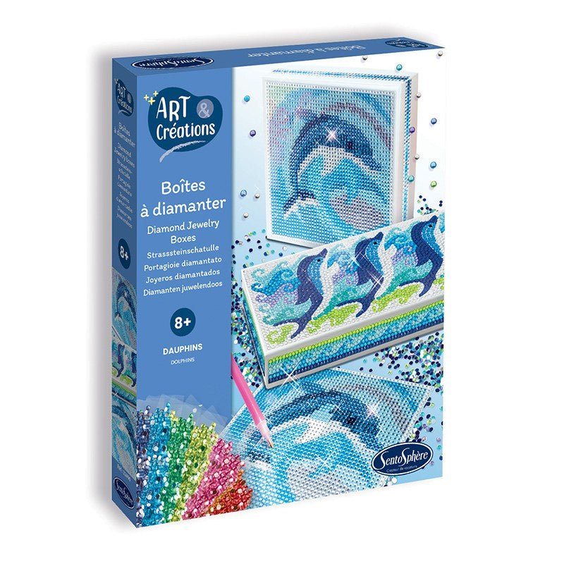 SENTOSPHERE Art & Creations - Boites A Bijoux - Dauphins