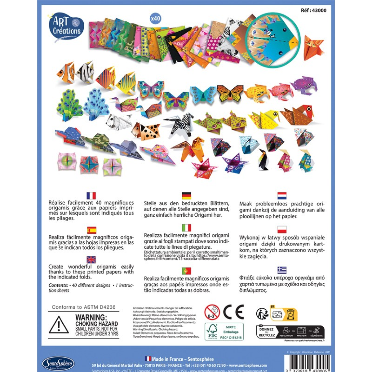 SENTOSPHERE ART & CREATIONS - ORIGAMIS - ORIGAMI