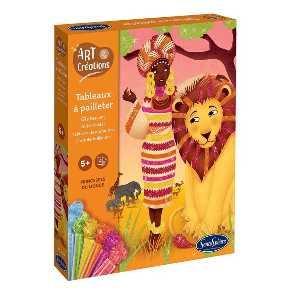 SENTOSPHERE Art & Creations - Tableaux A Pailleter - Princesses Du Monde