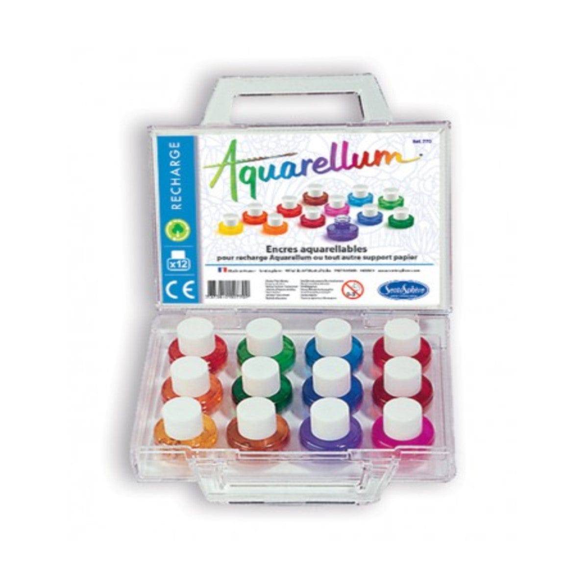 SENTOSPHERE VALISETTE 12 ENCRES - Watercolours from Aquarellum 12 bottles set