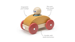 TEGU Magnetic Racer Building Blocks (3 Piece), Orange
