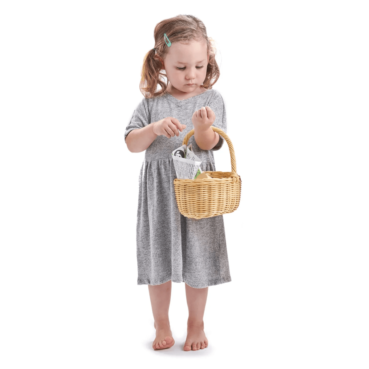 TENDER LEAF Wicker Shopping Basket