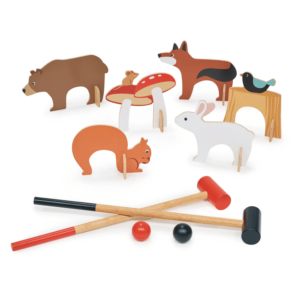 TENDER LEAF Woodland Indoor Croquet Set