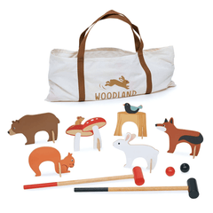 TENDER LEAF Woodland Indoor Croquet Set