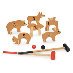 TENDER LEAF Woodland Indoor Croquet Set