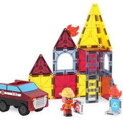 MAGNA-TILES Fire Rescue