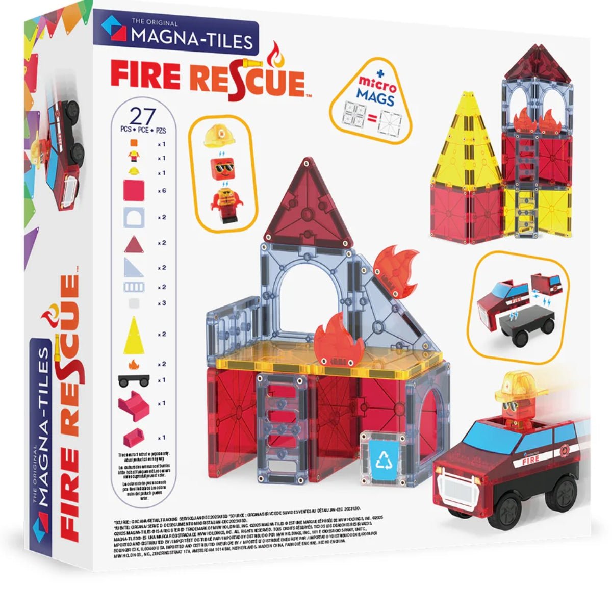 MAGNA-TILES Fire Rescue