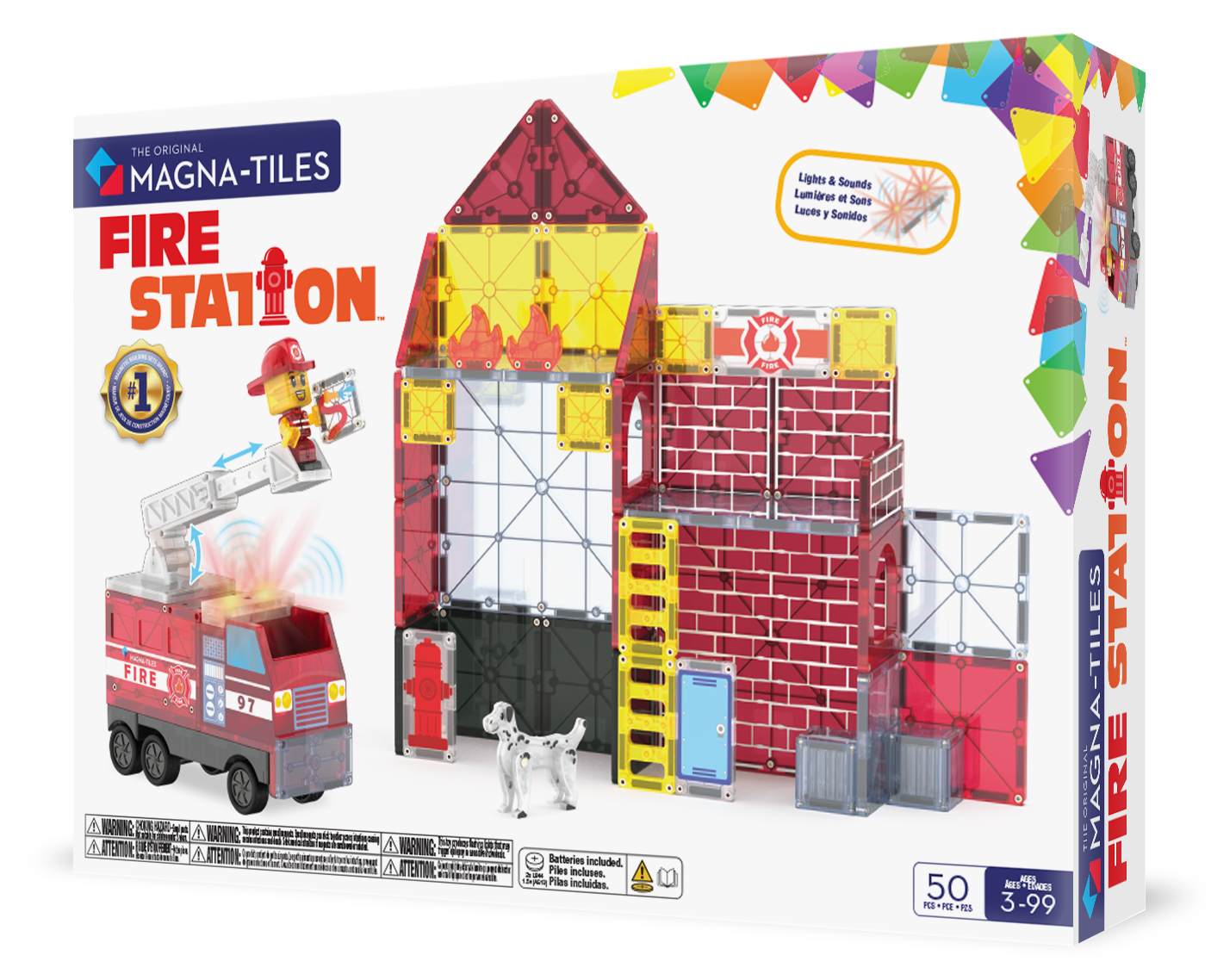 MAGNA-TILES Fire Station