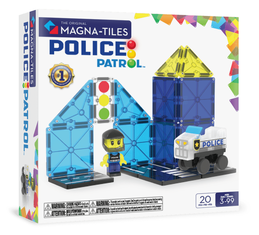 MAGNA-TILES Police Patrol