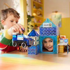 MAGNA-TILES Police Station