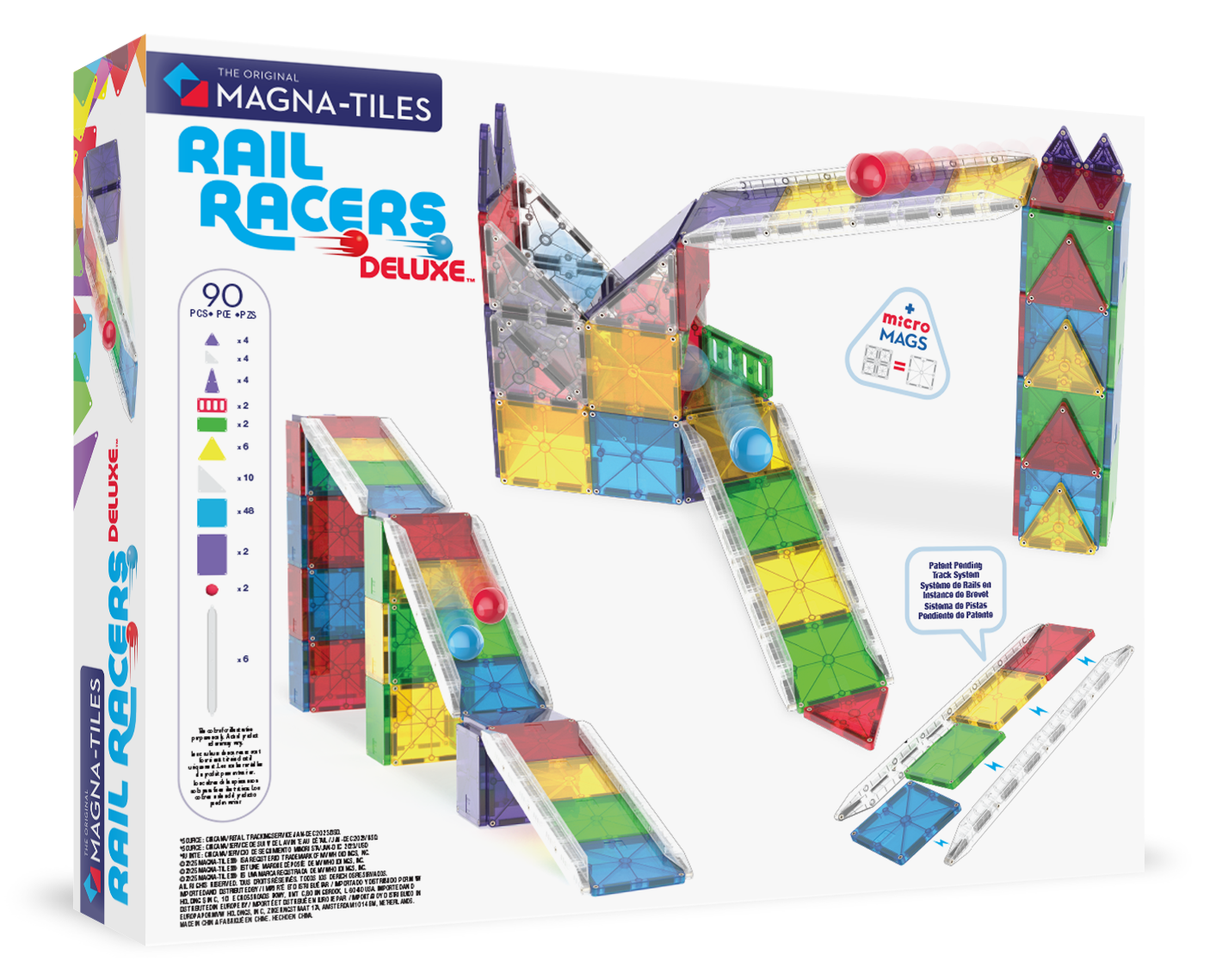 MAGNA-TILES Rail Racers Deluxe